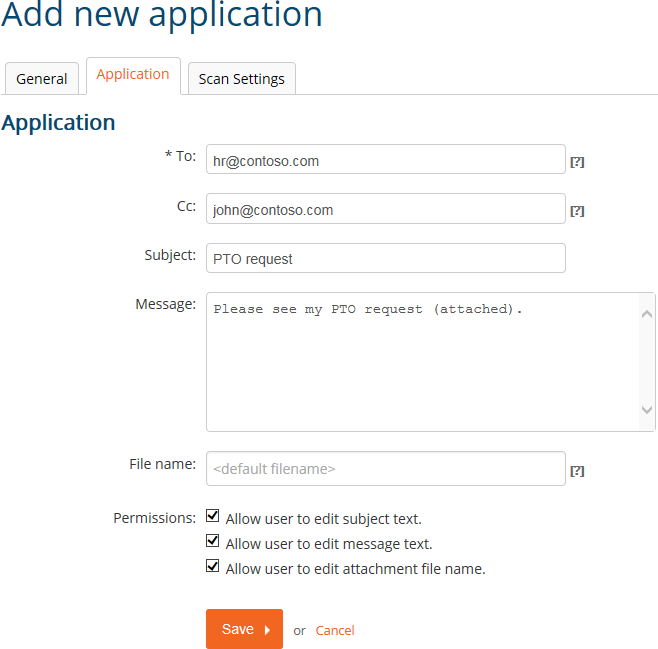 Application